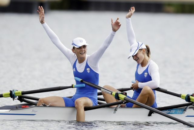 Στον τελικό του διπλού σκιφ ελαφρών βαρών Γιαζιτζίδου – Τσιάβου